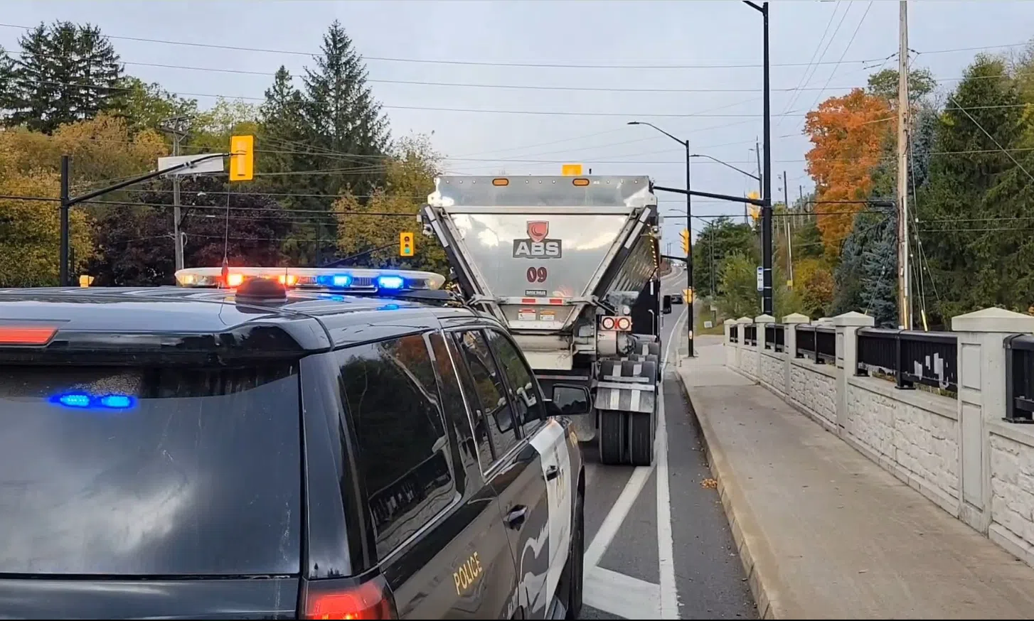 Commercial vehicle enforcement blitz in Caledon