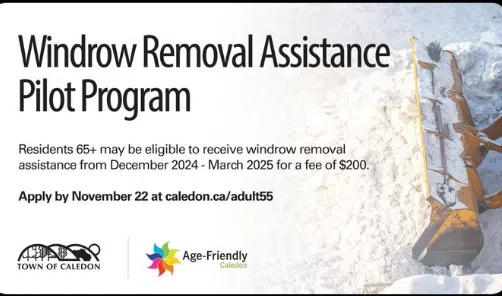 Financial assistance for snow removal available to Caledon Seniors