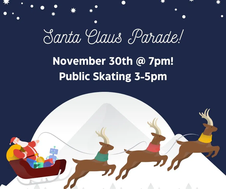 84th annual Grand Valley Santa Claus Parade  Saturday, November 30th at 7pm