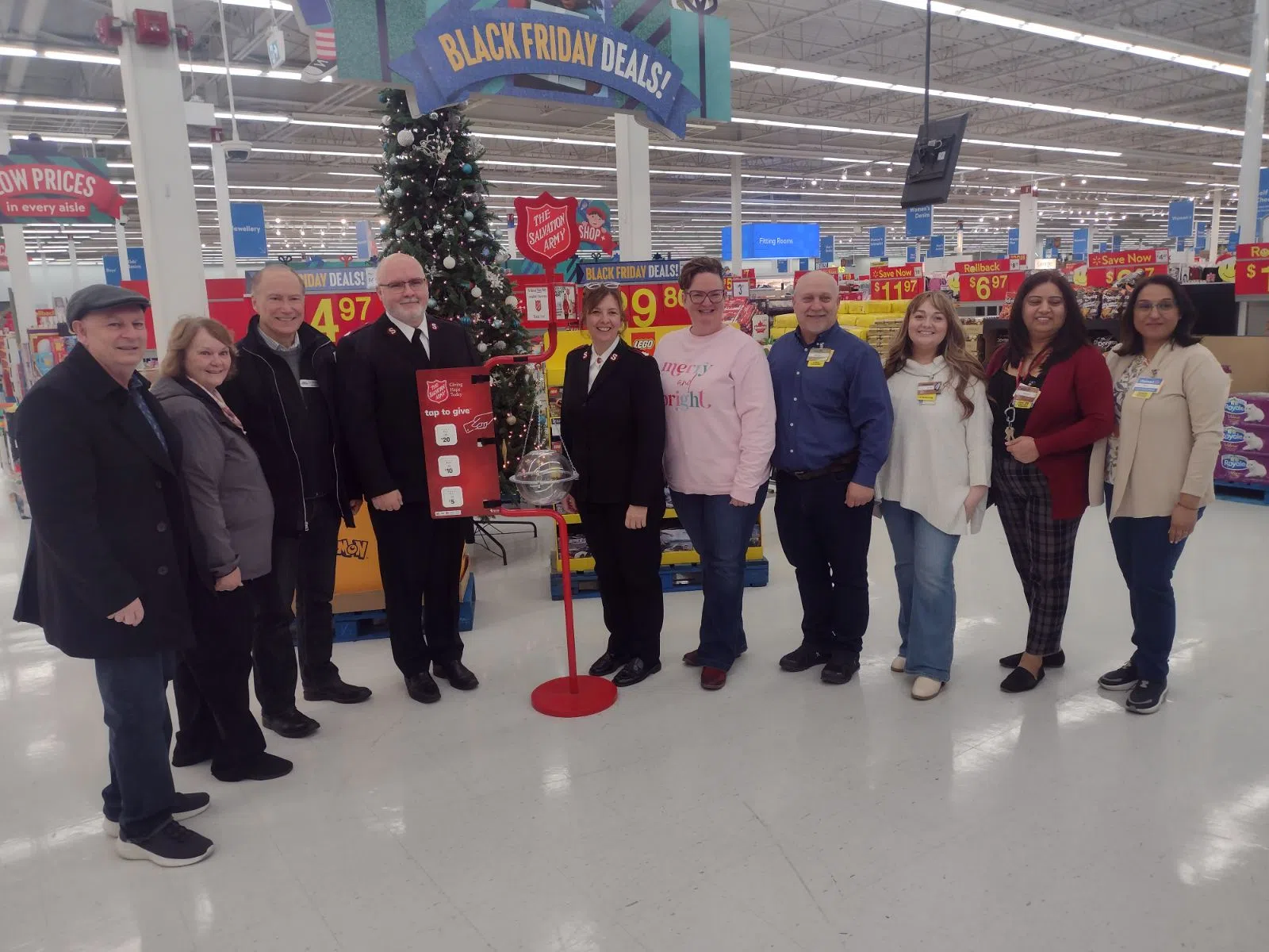 Salvation Army kicks off 2024 Kettle Campaign at Orangeville Walmart