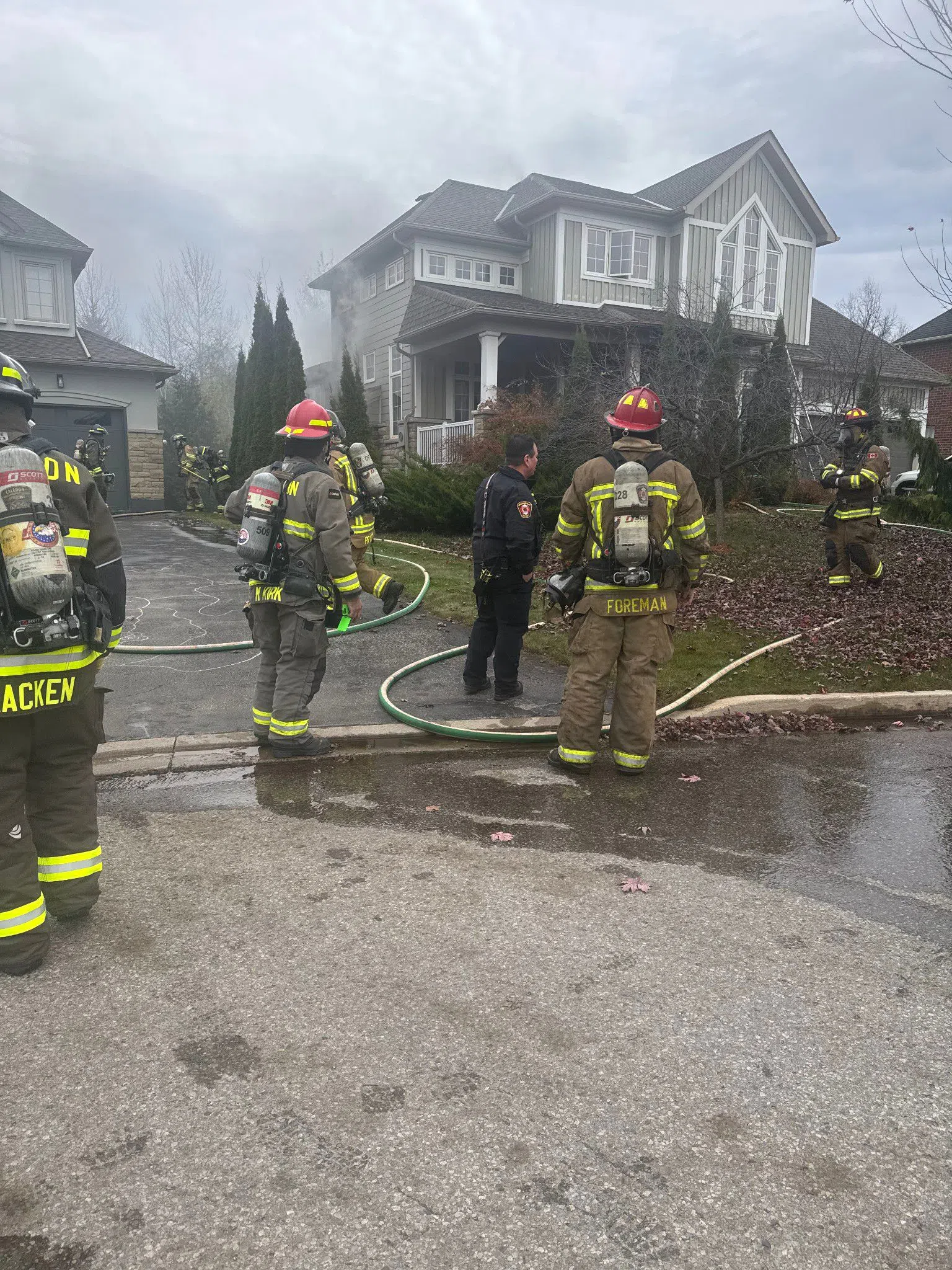 OPP called to structure fire in Orangeville