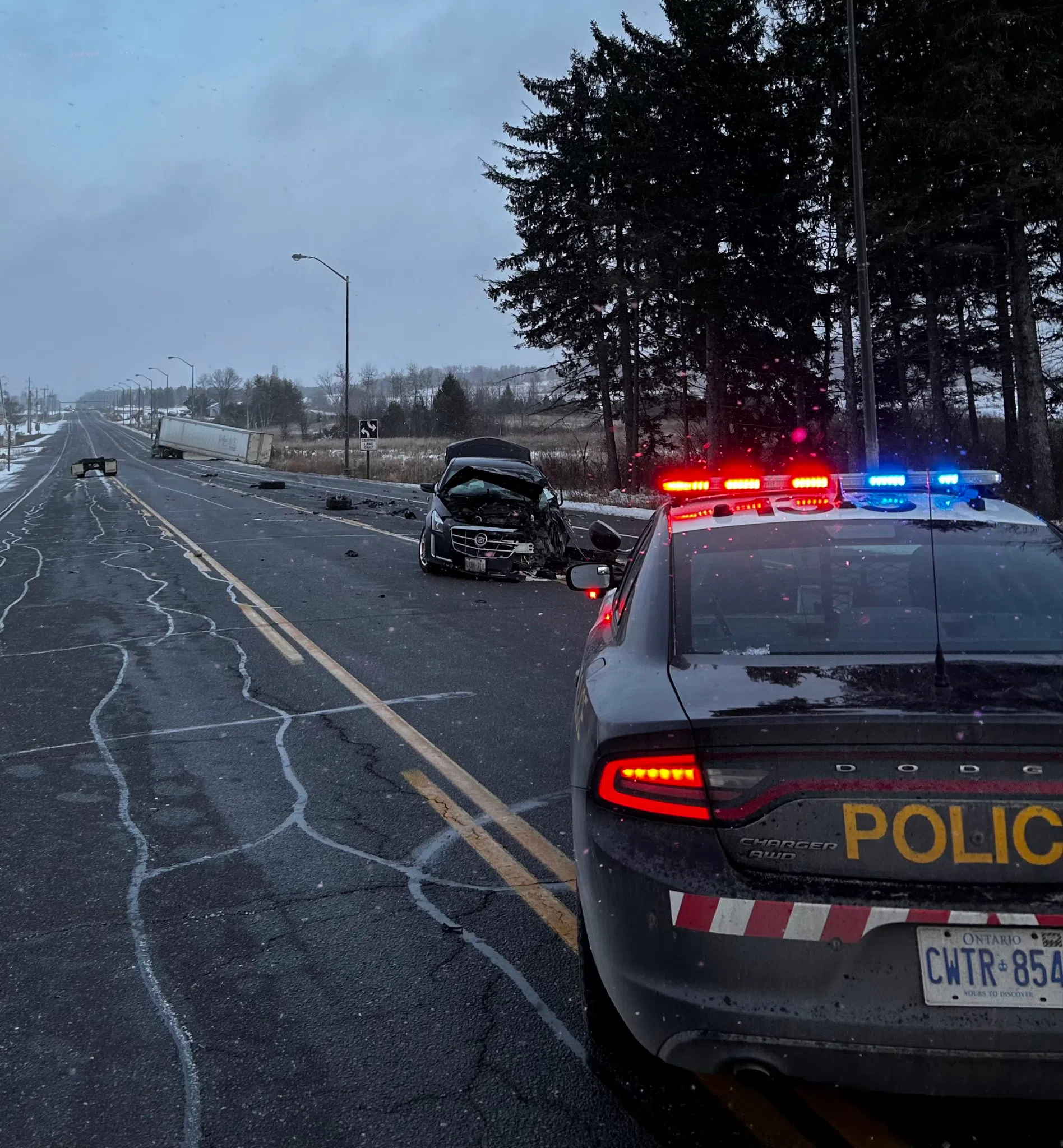 Highway 9 CLOSED Kennedy Road to Heart Lake due to crash