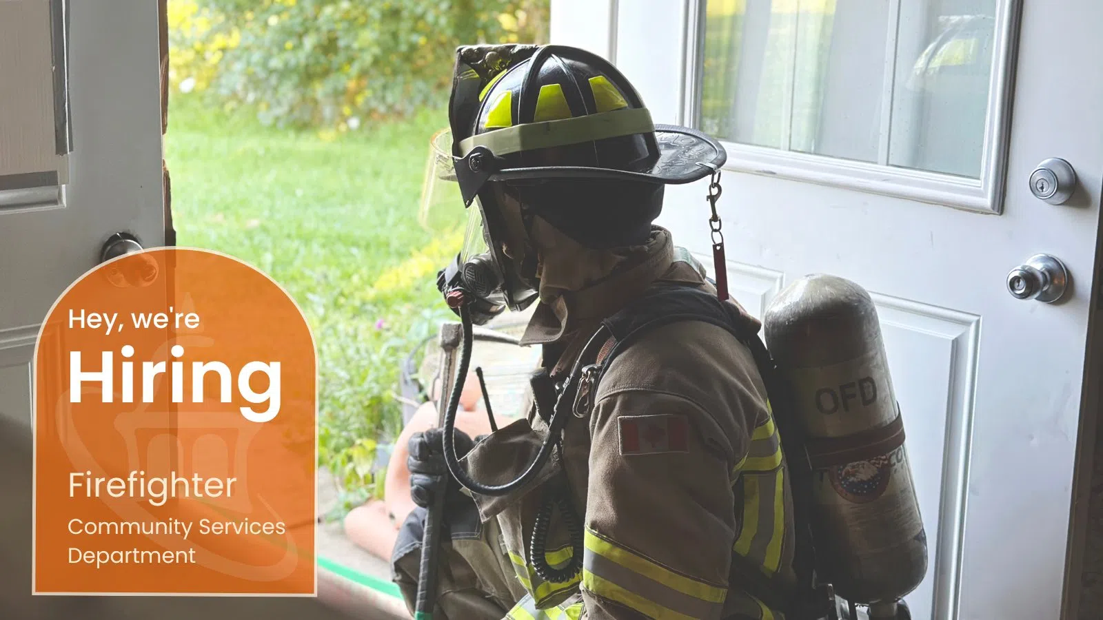 Town of Orangeville hiring full-time firefighters