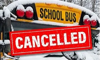 School bus cancellations for Friday, March 7th