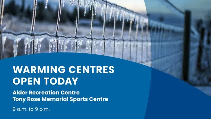 Orangeville warming centers open today (Dec 13)