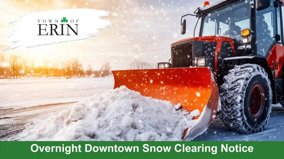 Snow removal in Erin and Hillsburg
