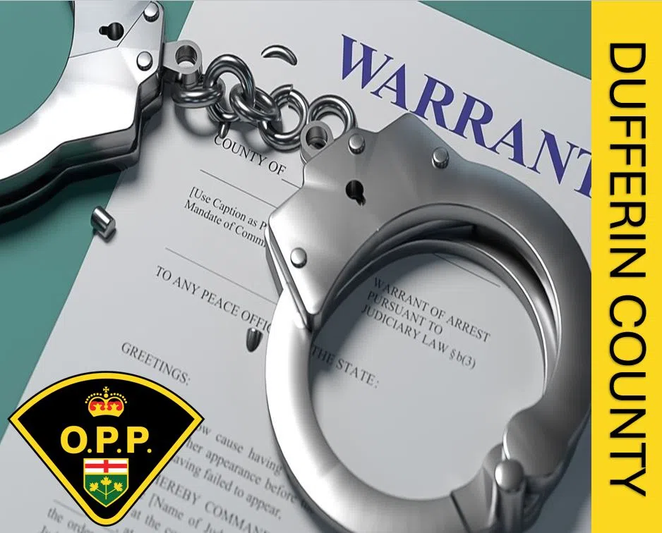 Dufferin OPP make 25 arrests over 4 days for outstanding warrants