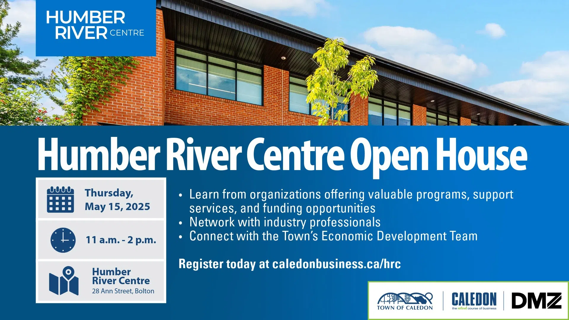 Open House at the Humber River Centre in Bolton on May 15