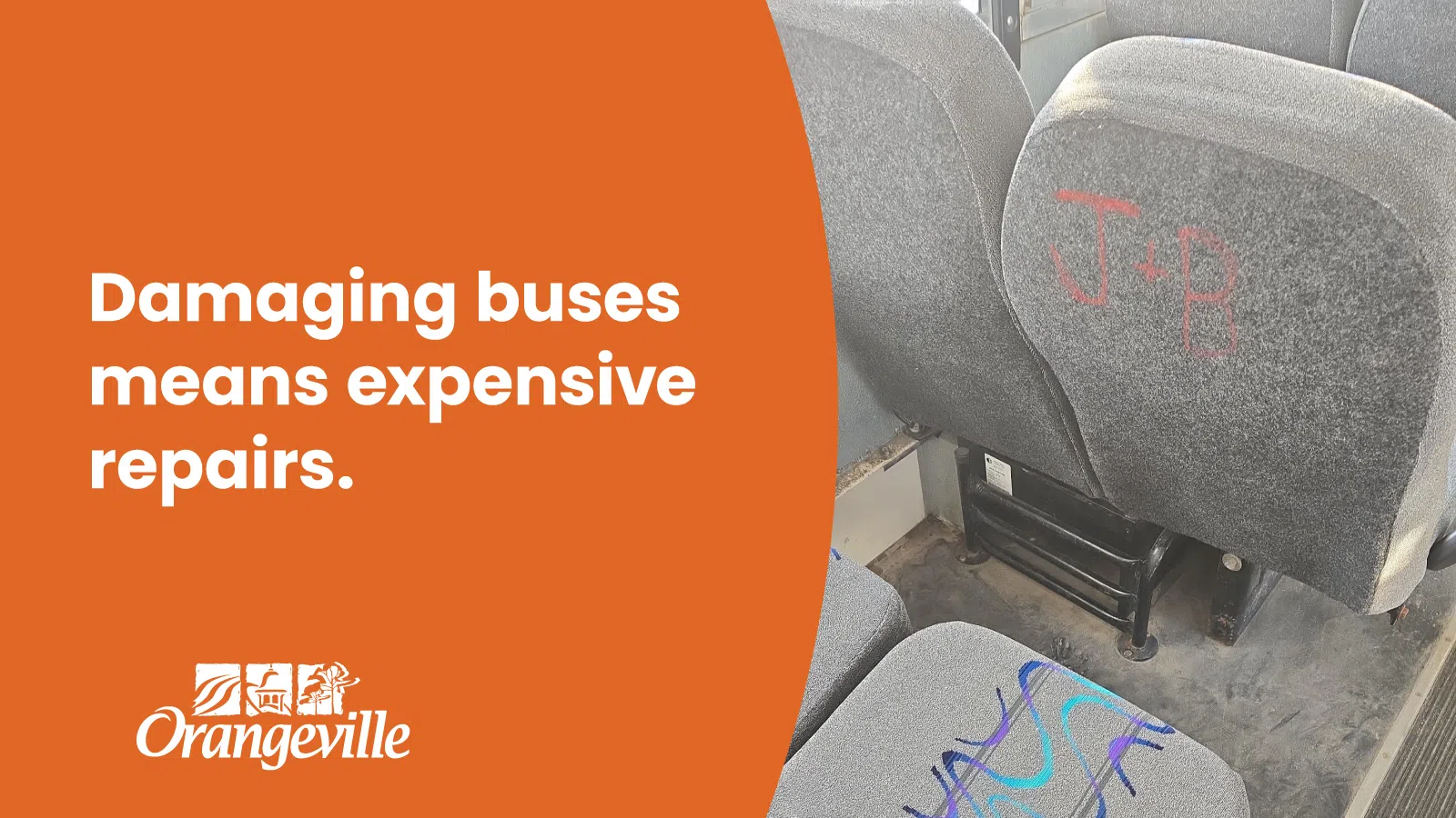 Town of Orangeville asking residents to respect public transit
