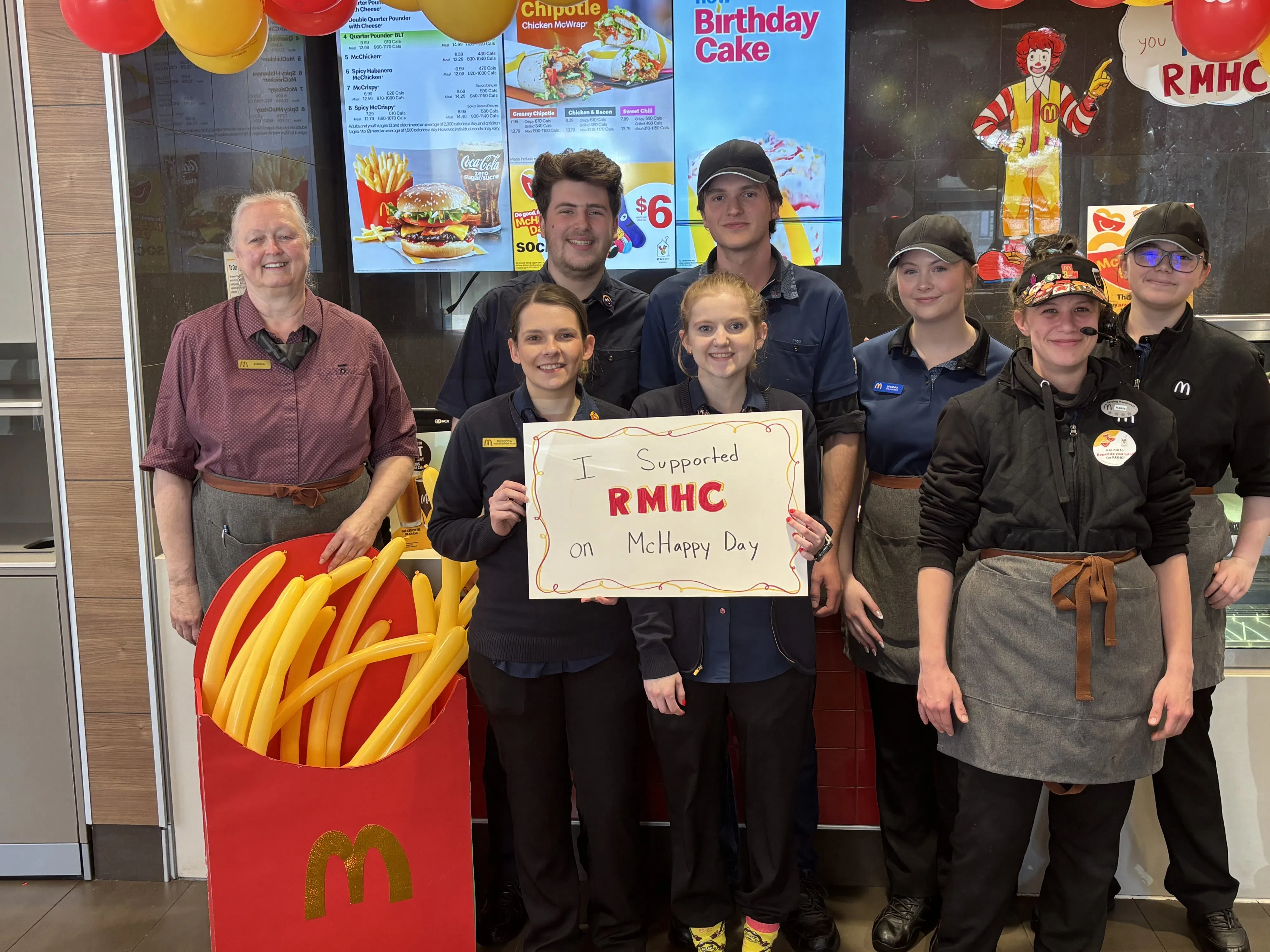 Mc Happy Day at McDonalds Riddell location