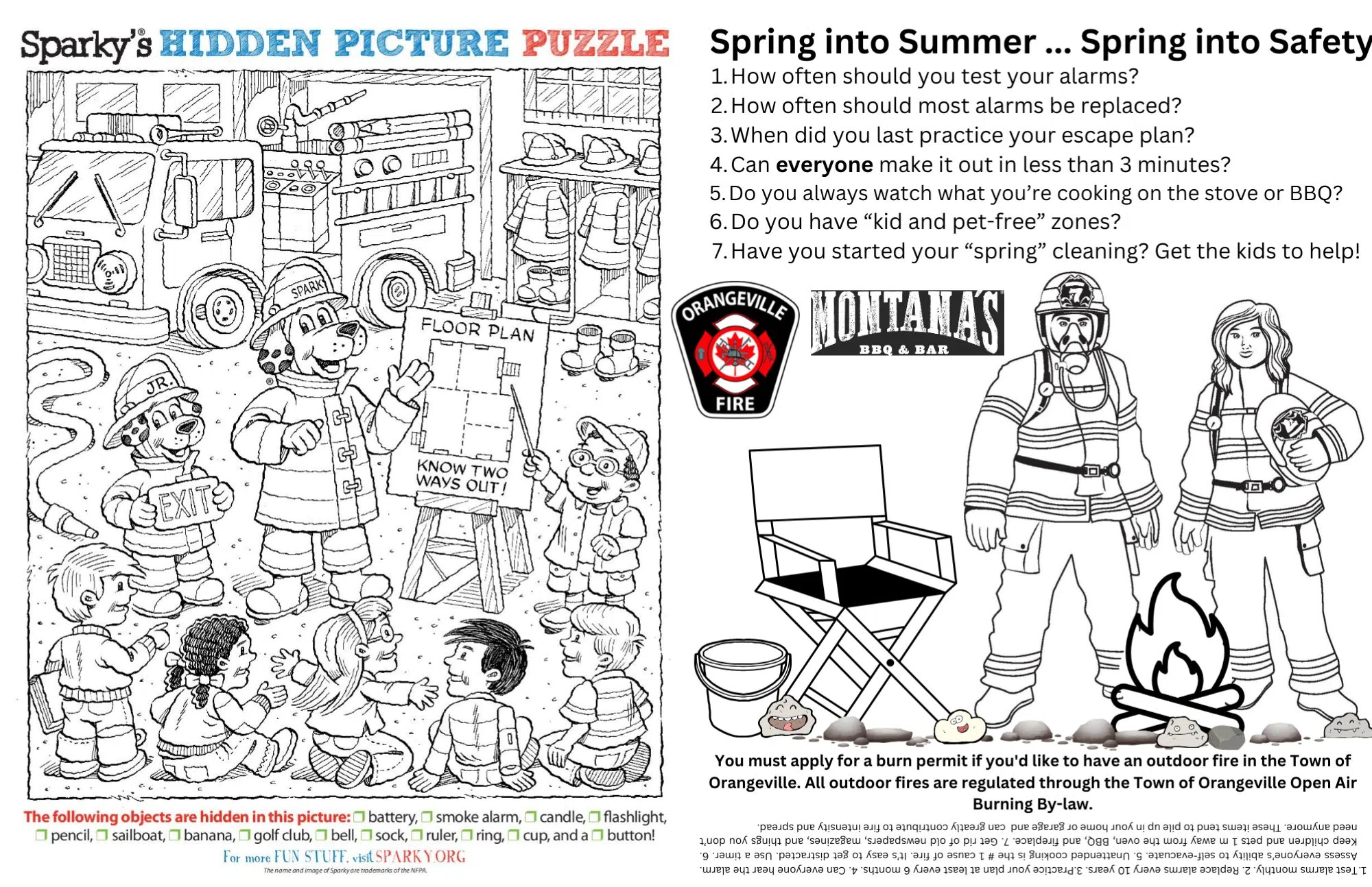 Orangeville Fire partners with local restaurants