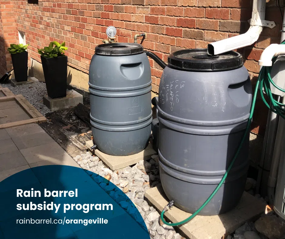 Town of Orangeville partnering with RainBarrel.ca