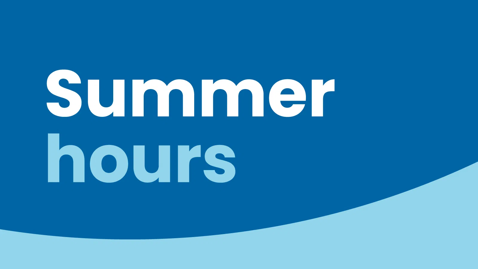 Summer Hours for Town of Orangeville begin May 20th