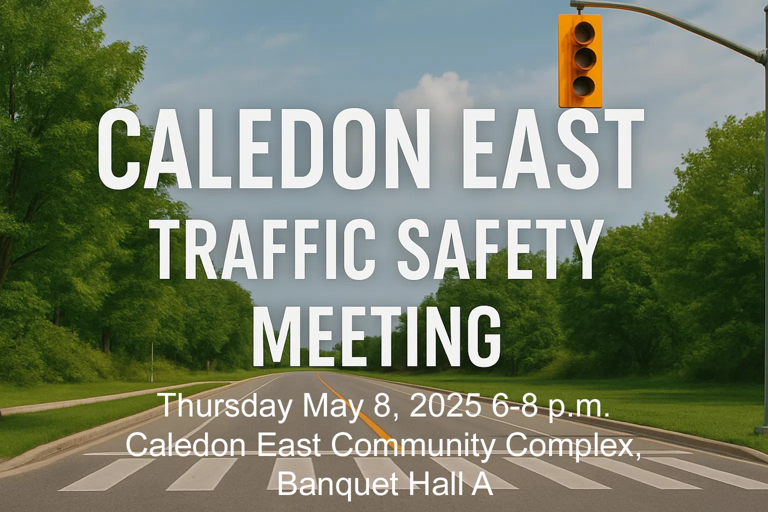 Town of Caledon holding 5 spring traffic safety meetings