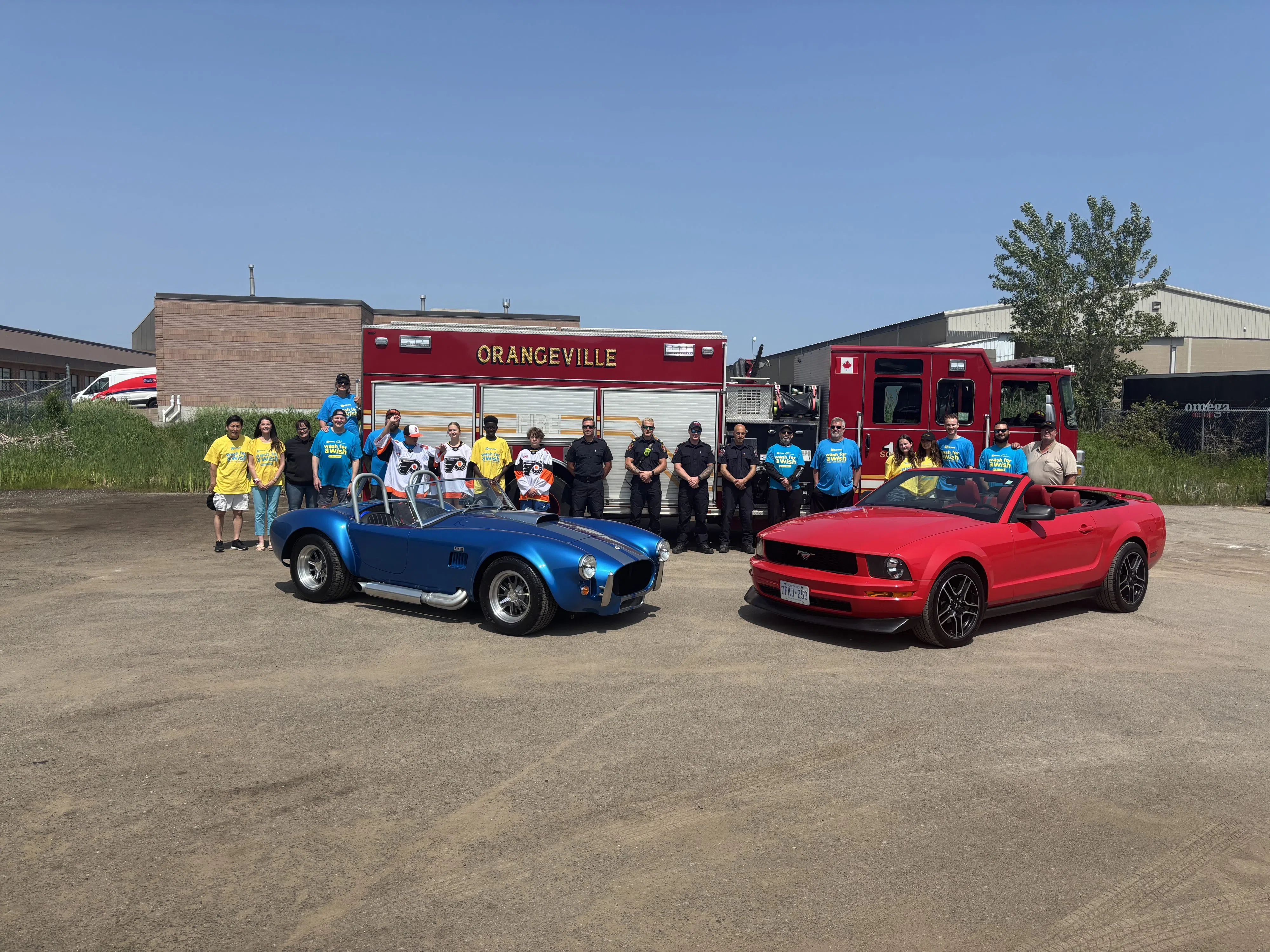 Krown Orangeville Wash for a Wish Charity Car Wash a Big Success!
