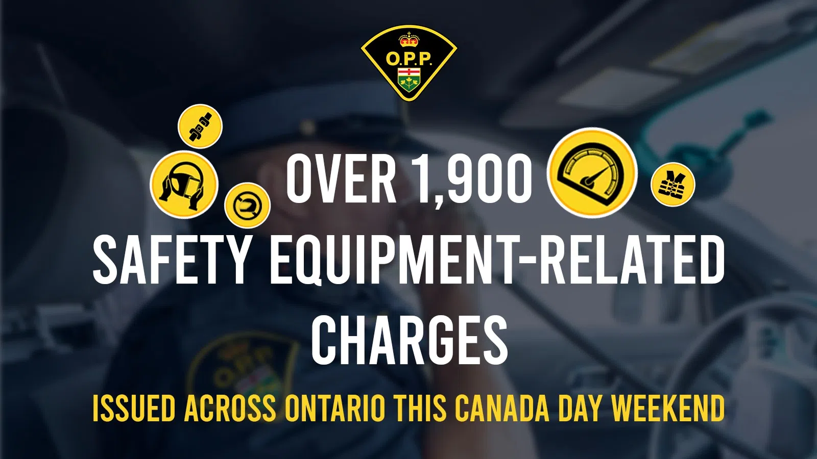 Thousands Of Charges Laid During Canada Day Weekend