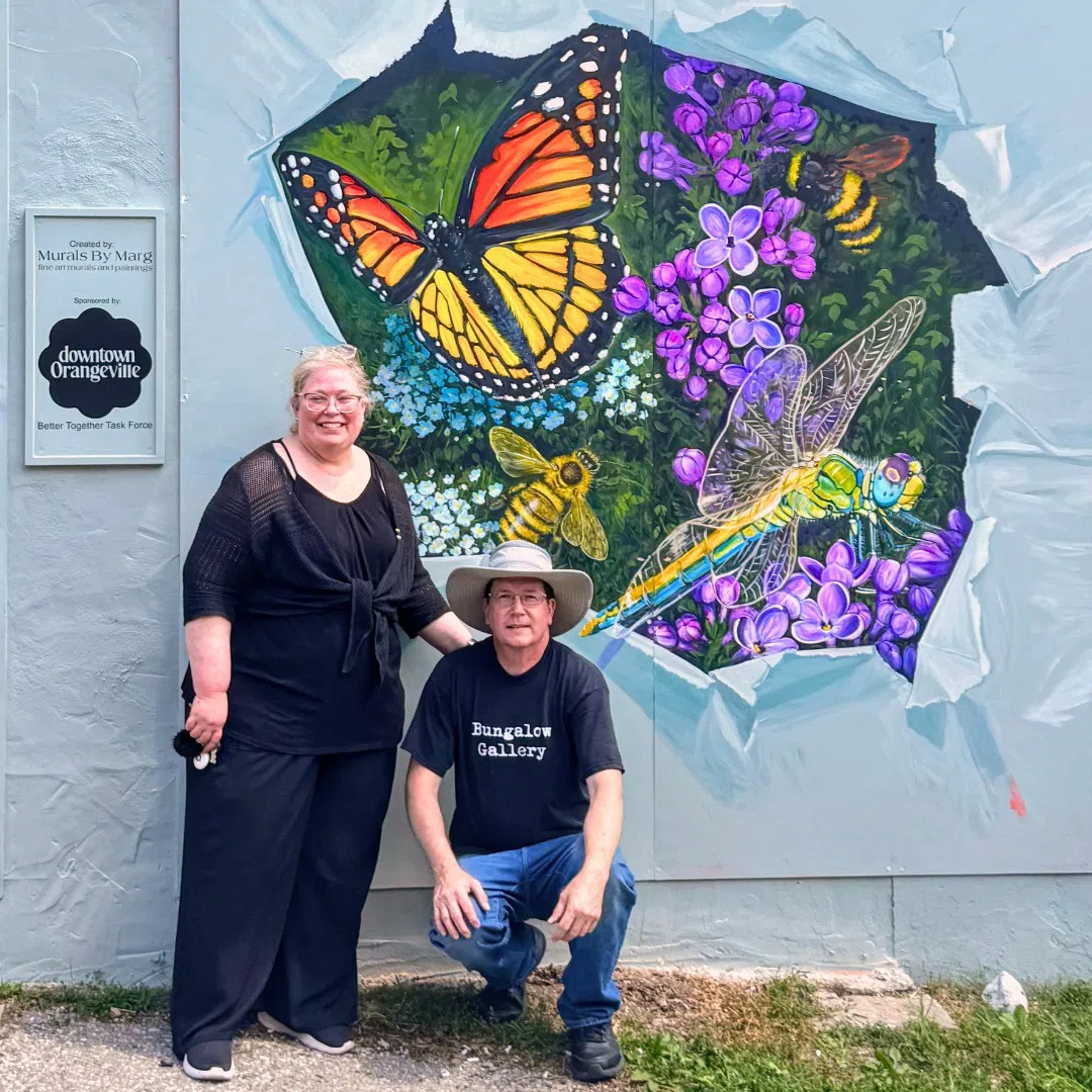 New Mural Downtown Orangeville