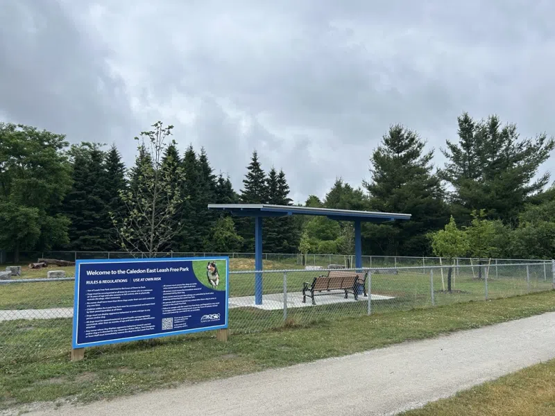 Upgraded Caledon East dog park officially opens