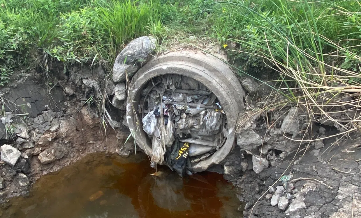 Blocked Storm Drain a Wake-Up Call on Waste and Water