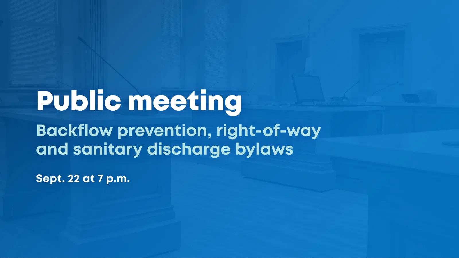 Public meeting in Orangeville tonight