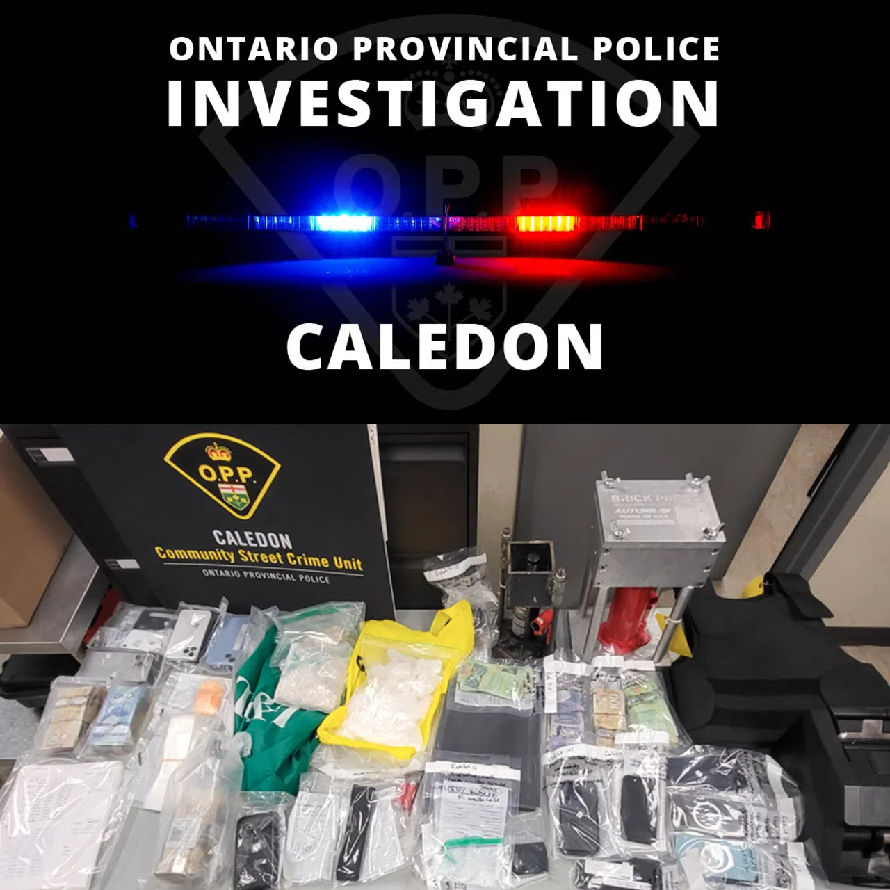 CALEDON COMMUNITY STREET CRIME UNIT LAYS NUMEROUS CHARGES IN CONNECTION TO DRUG TRAFFICKING INVESTIGATION