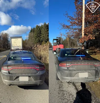 Caledon OPP charge two commercial motor vehicle drivers