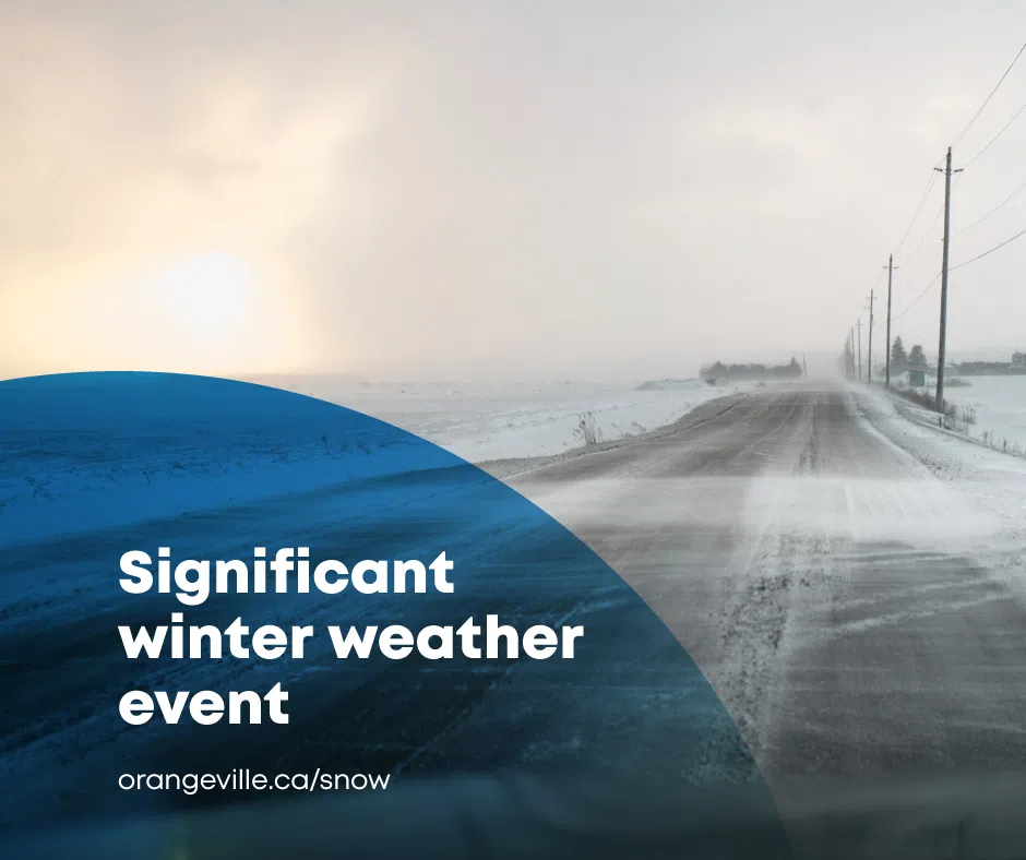 Town of Orangeville responds to weather event