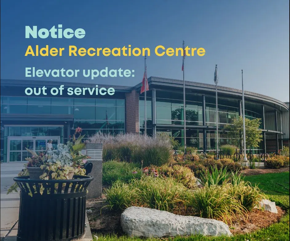 Alder Recreation Center elevator currently out of service