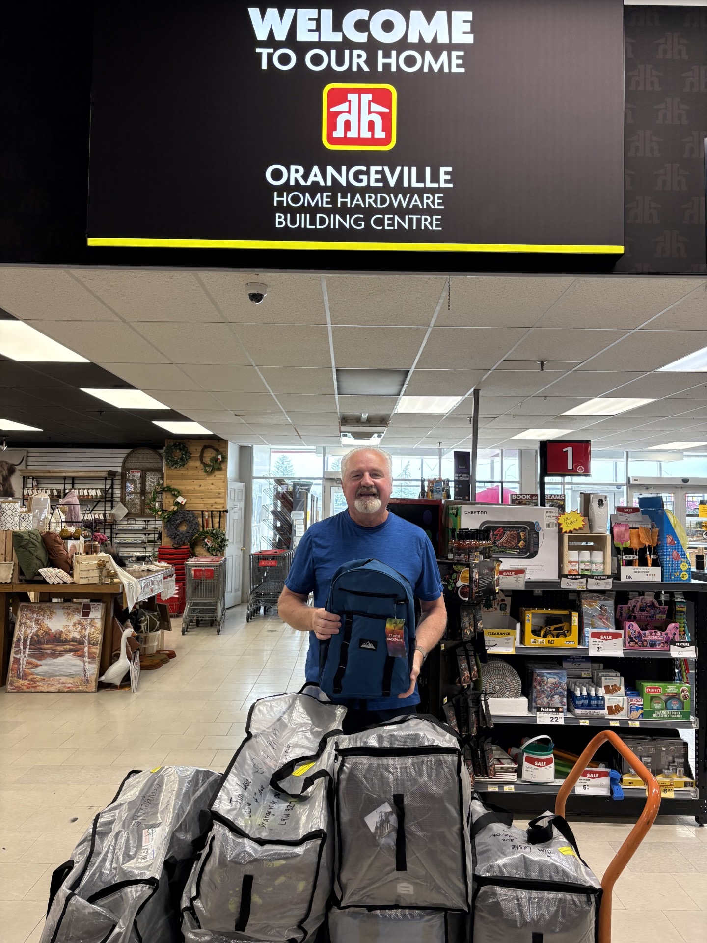 13 Home Hardware stores, including the store in Orangeville, helping students start the school year