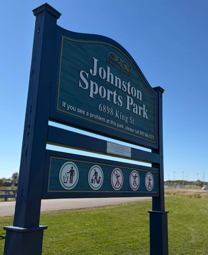 Current phase of construction at Johnston Sports Park in Caledon is anticipated to be completed by the end of October