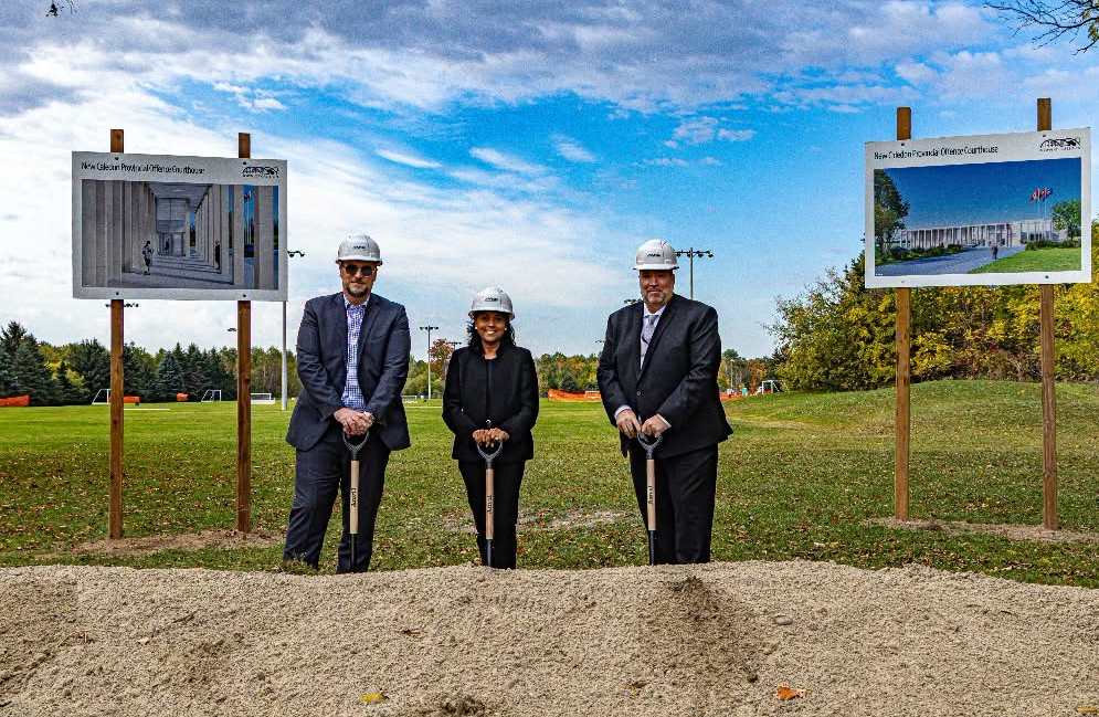 Town of Caledon officially breaks ground on new Provincial Offences Act Courthouse