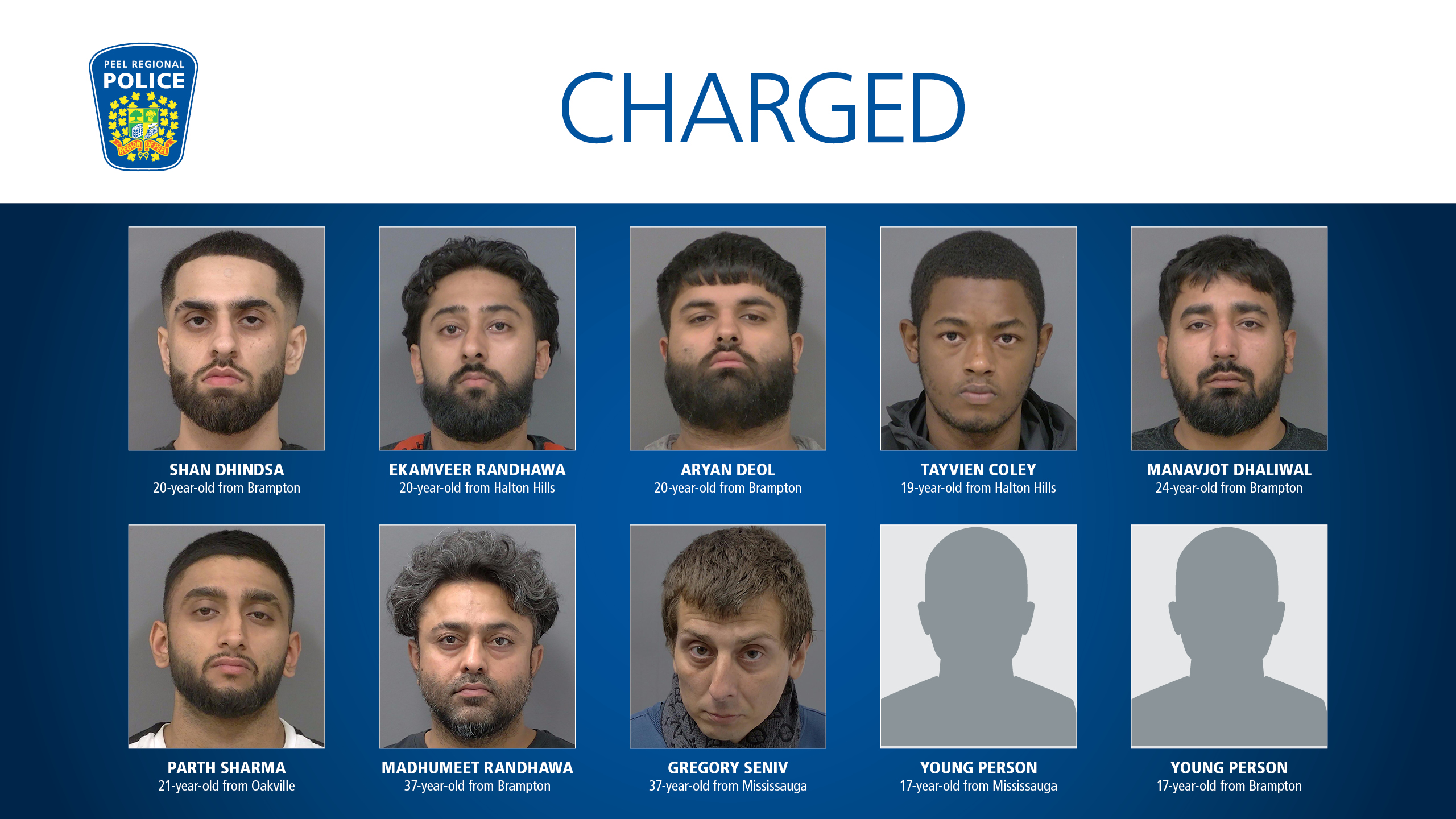 Peel police announce they’ve busted an alleged criminal network that used “fear and violence” to carry out auto thefts across the Greater Toronto Area