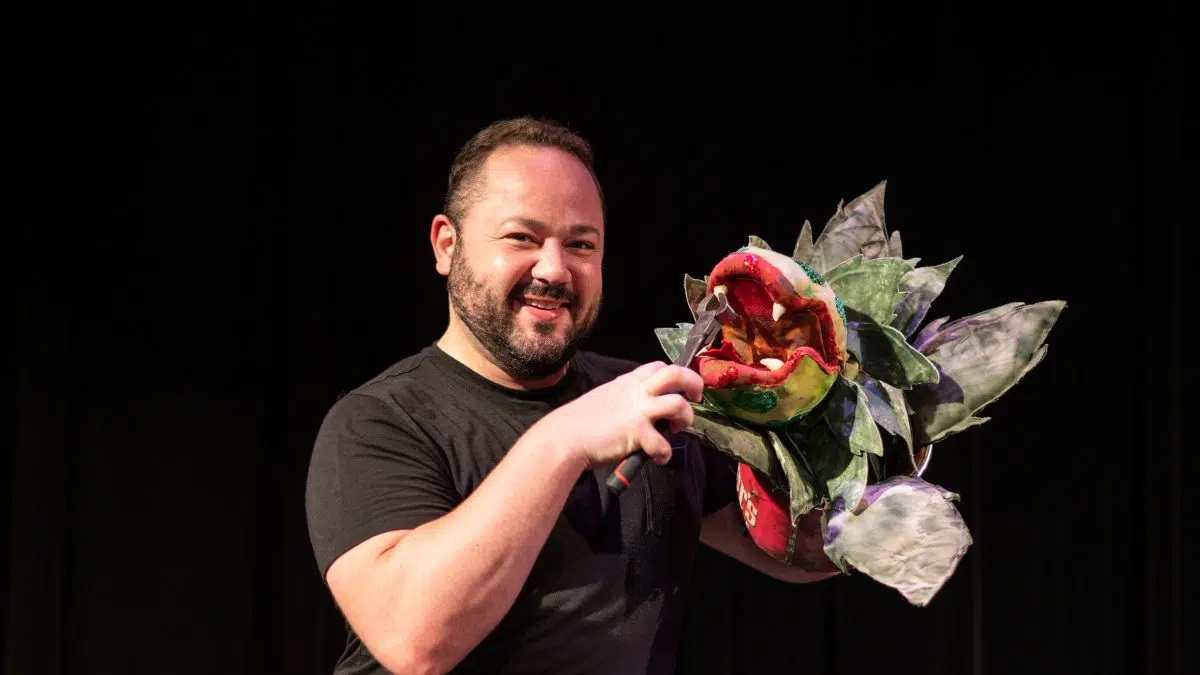 Little Shop Of Horrors Is Wrapping Up It S Last Weekend At The Capitol   Michael De Rose As Orin The Dentist Photo By Sam Moffatt Little Shop 1200x675 