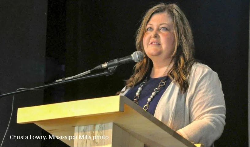 Christa Lowry honoured for her municipal service