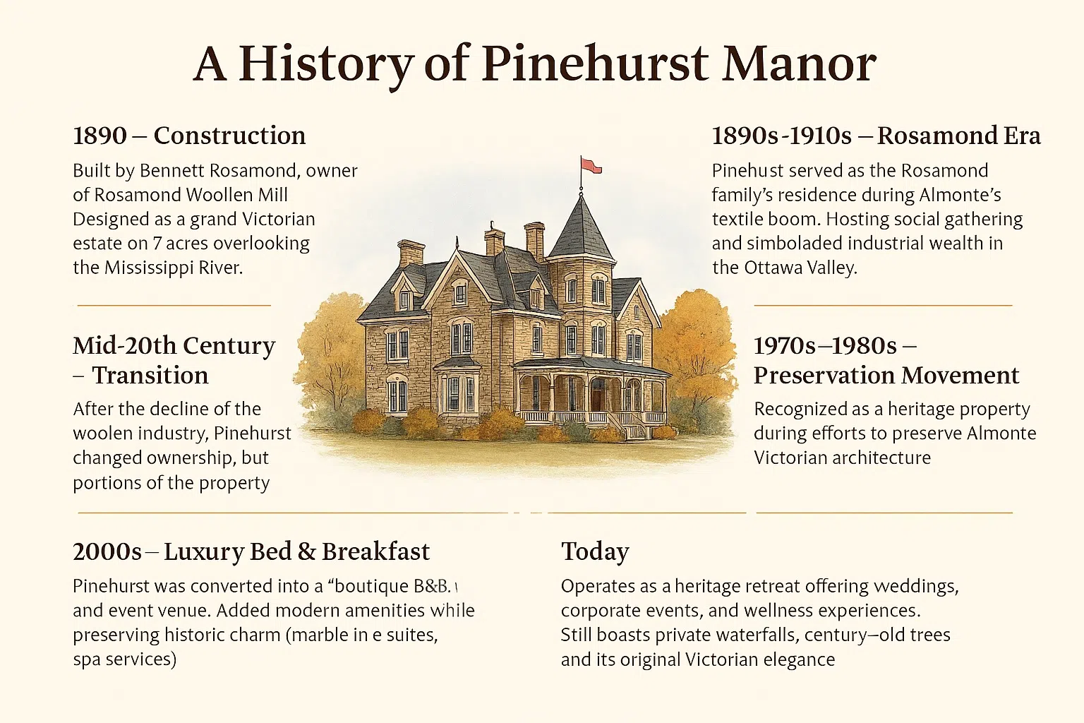 Pinehurst Manor’s ghosts come back to haunt Mississippi Mills Council