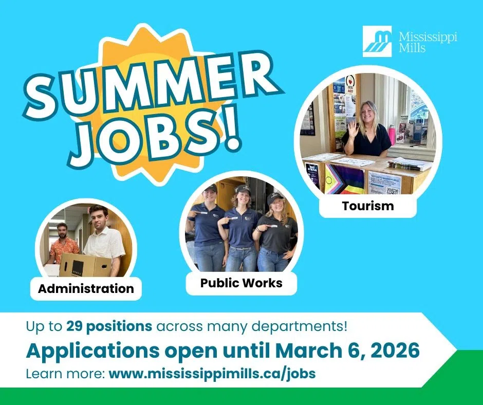 Summer work in Mississippi Mills