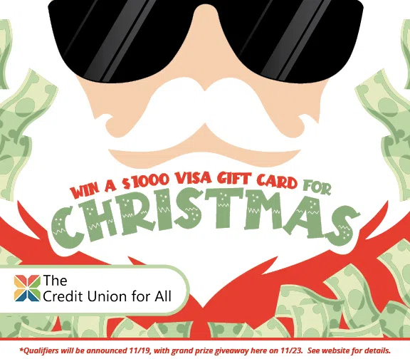 Win a $1000 Visa Gift Card From The Credit Union For All and Magic 99.5!