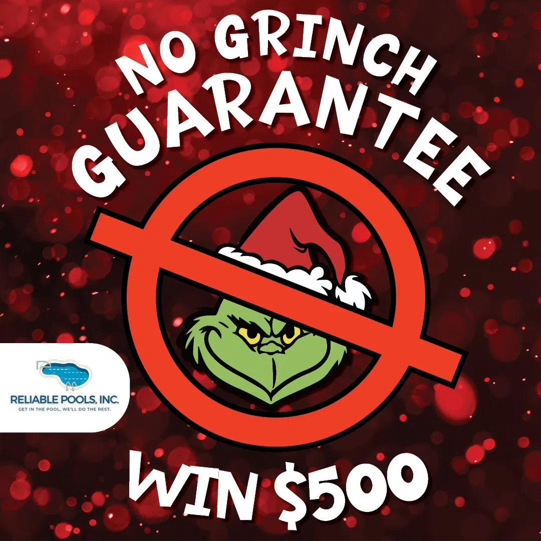 Magic 99.5 is Grinch Free thanks to Reliable Pools!