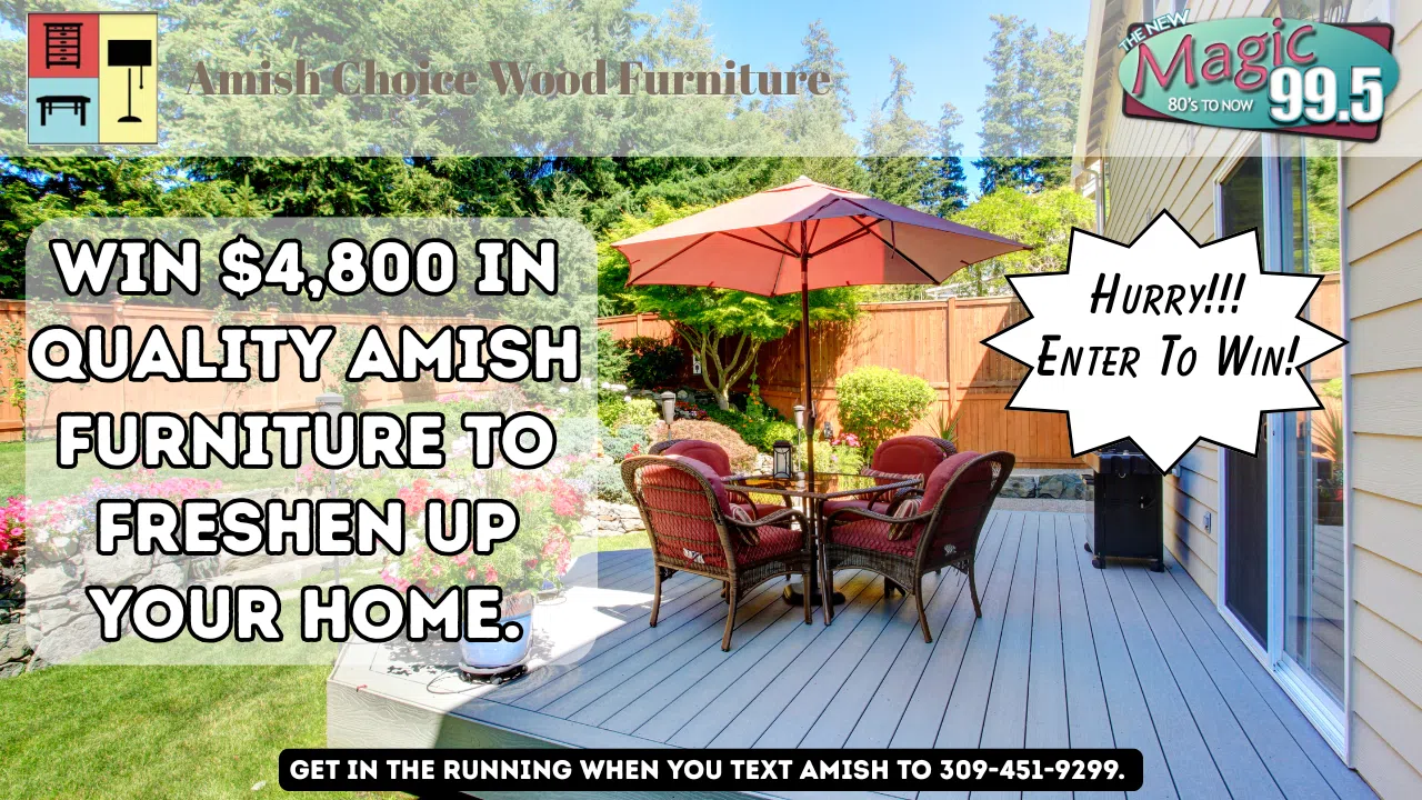 Win $4800 Worth Of New Furniture From Amish Choice Furniture And Magic 99.5!