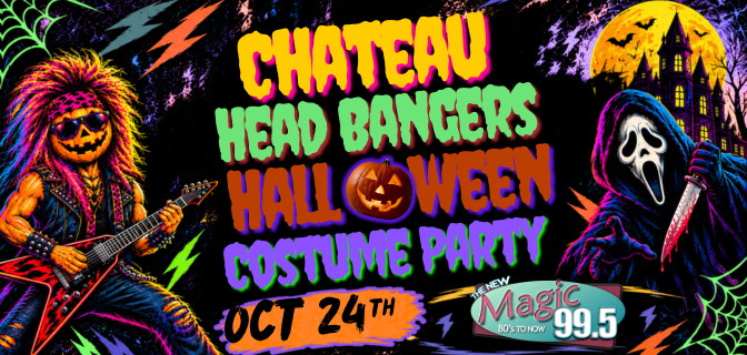 Text To Win Tickets To Magic's Headbanger's Halloween Party at the Chateau October 24!