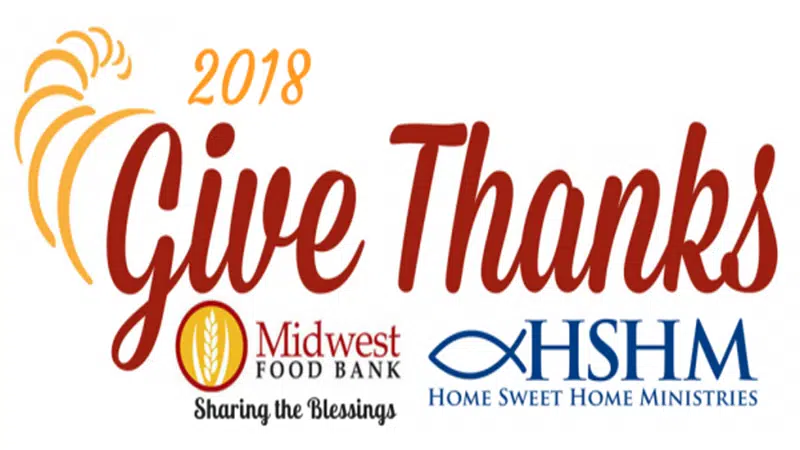 Cities 92.9 Asks Your Help in "Give Thanks" Campaign with Home Sweet Home Ministries and Midwest Food Bank