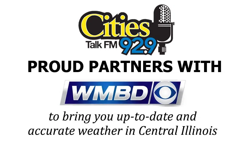 Cities 92.9 / WMBD TV Weather 20-20 Weather Update 