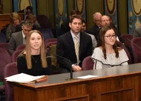 Senate Advances Legislation Proposed by Pontiac Students