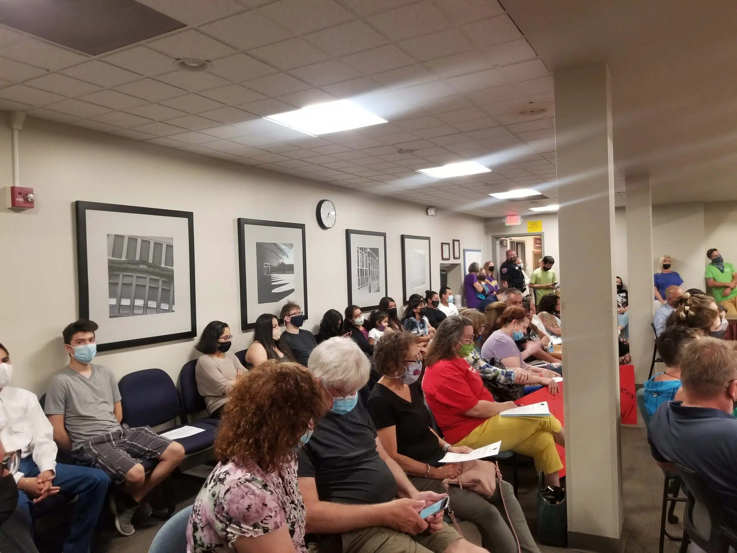 A Heated District 87 School Board Meeting Sees High Turnout