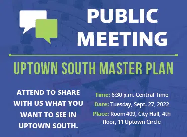 Public Engagement Well Underway on Uptown South Master Plan