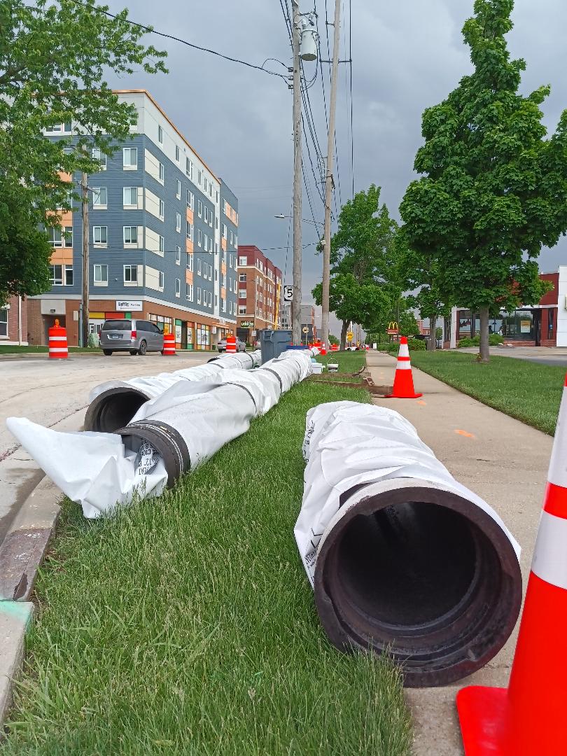 ISU Students Leave Town - Orange Barrels Pop Up on North Main Street