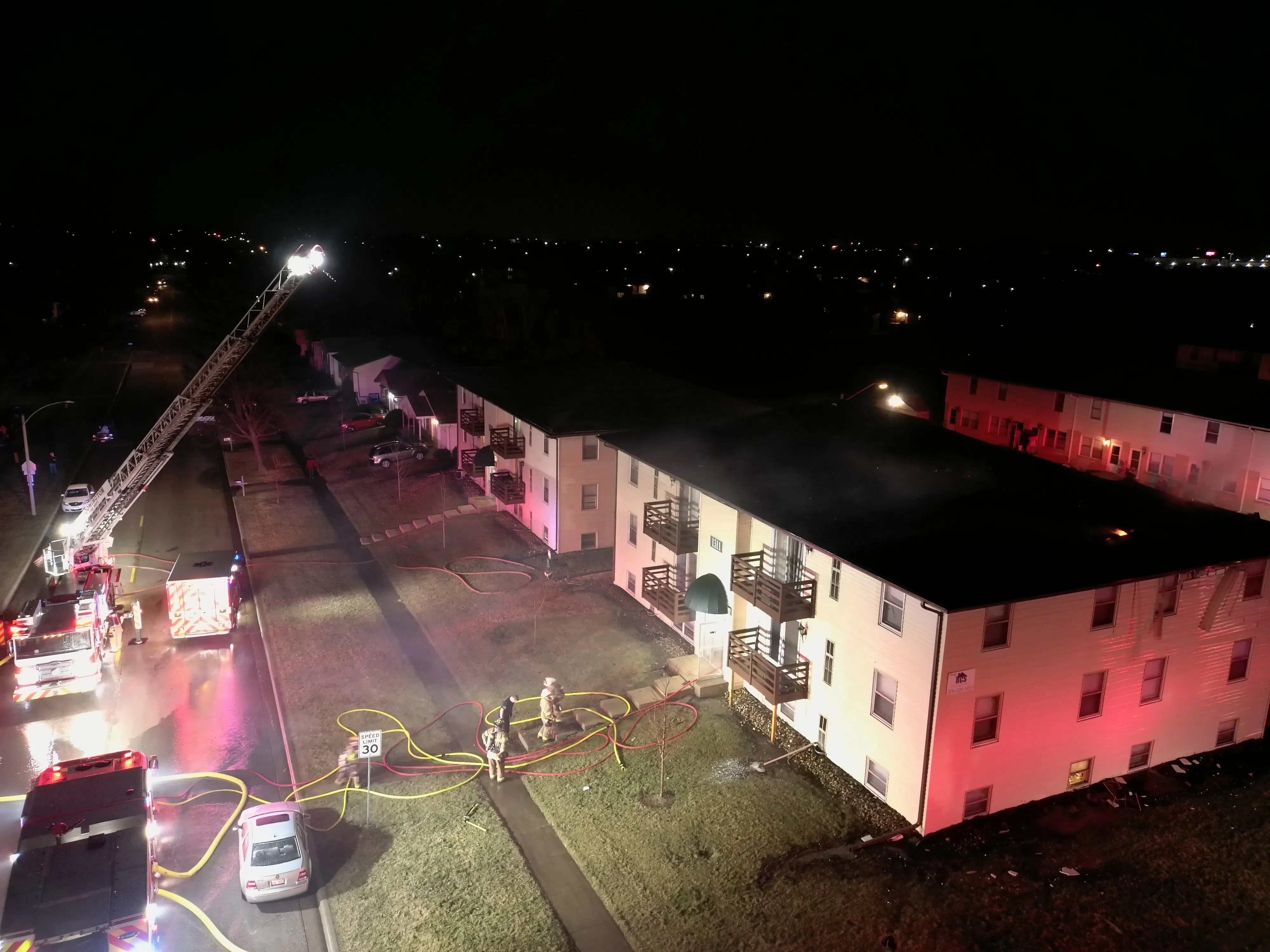 Bloomington Fire Displaces Several