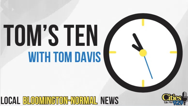 Tom’s Ten on Cities 92.9 at 7:19 AM