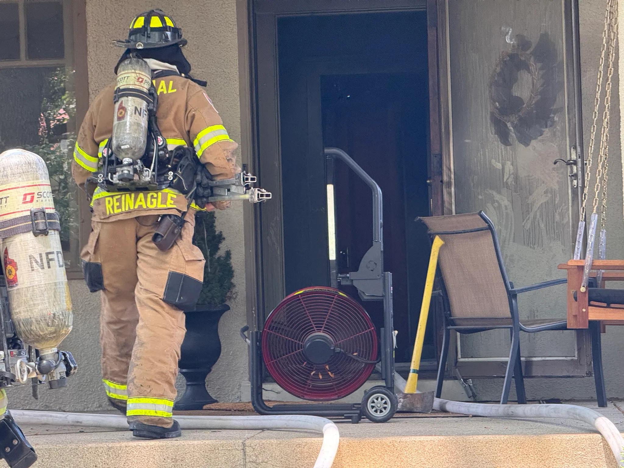 NFD: Fire Damages Home on Highland Drive