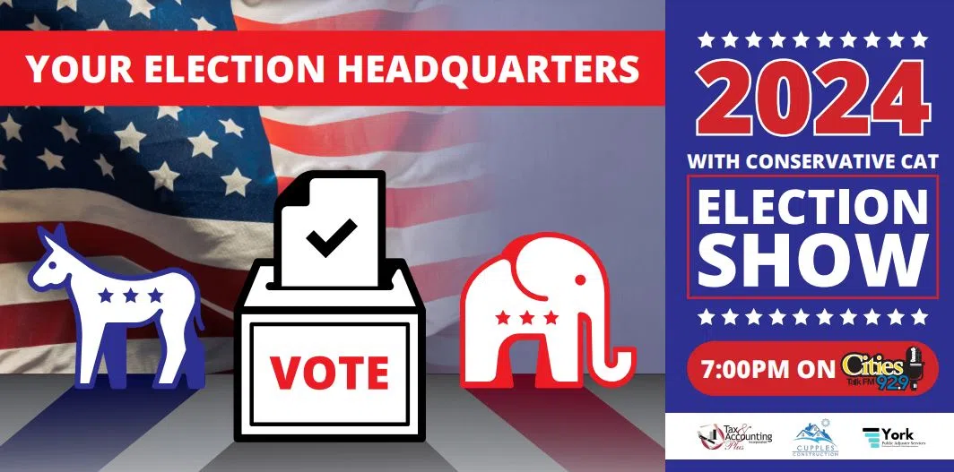 Cities 92.9 is your Election Headquarters! Election Results!